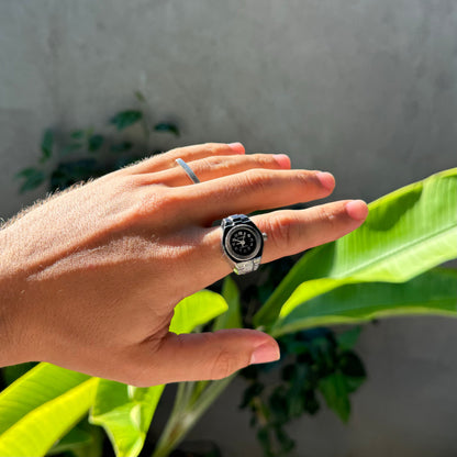 MILANO RING | SILVER BLACK