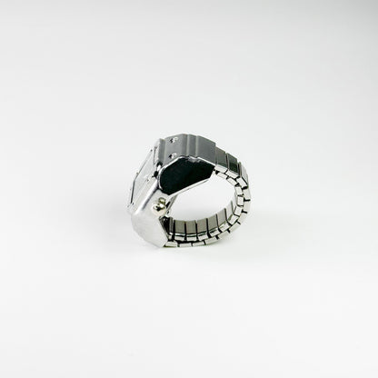 SANTOS RING | SILVER BLACK