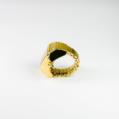 SANTOS RING | GOLD BLACK