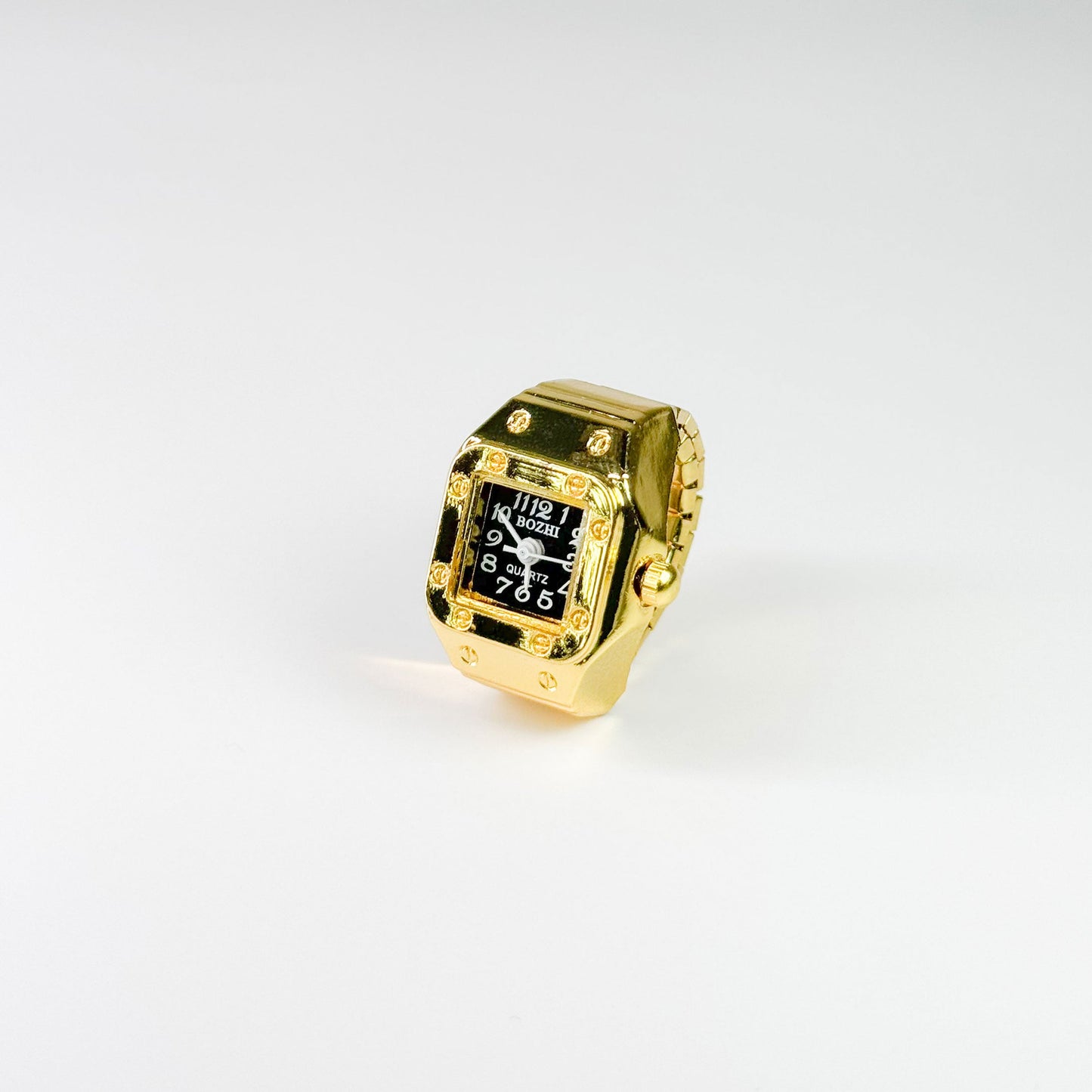 SANTOS RING | GOLD BLACK