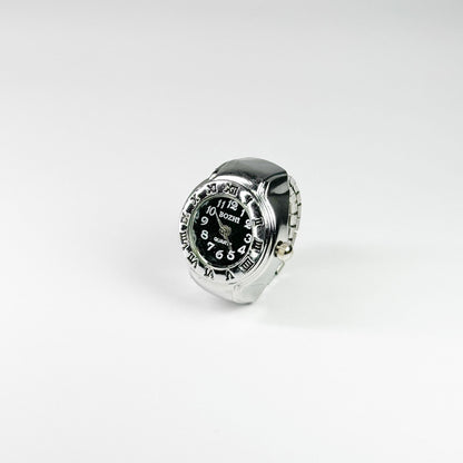 ROMA RING | SILVER BLACK