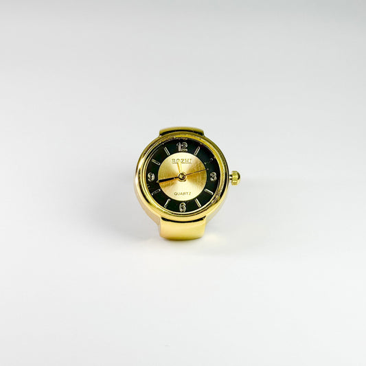 MIDNIGHT RING | GOLD BLACK