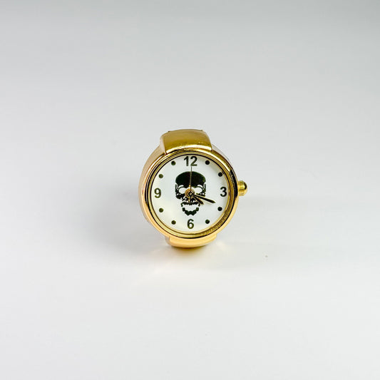 SKULL RING | GOLD